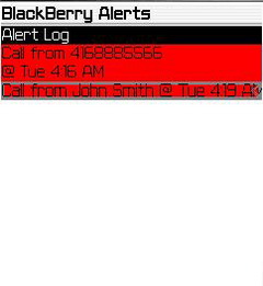 BlackBerry Alerts